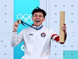 Veddriq Leonardo Dapatkan Medali Emas untuk Indonesia di Olimpiade Paris