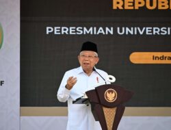 Wapres Ma’ruf Amin : Kerja Sama dengan Presiden Ibarat Bermain Badminton