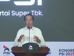 Jokowi di Kongres PSI: Saya Akan Bekerja Keras dan Dukung Penuh PSI