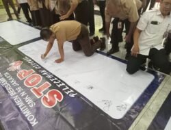 Kepala Sekolah, Guru, dan Ribuan Siswa SMKN 56 Jakarta Tanda Tangani Pakta Integritas Tolak Kekerasan dan Pelecehan Seksual
