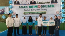 Perluas Sasaran, BAZNAS Kabupaten Serang Salurkan Santunan untuk 1.500 Yatim dan Dhuafa